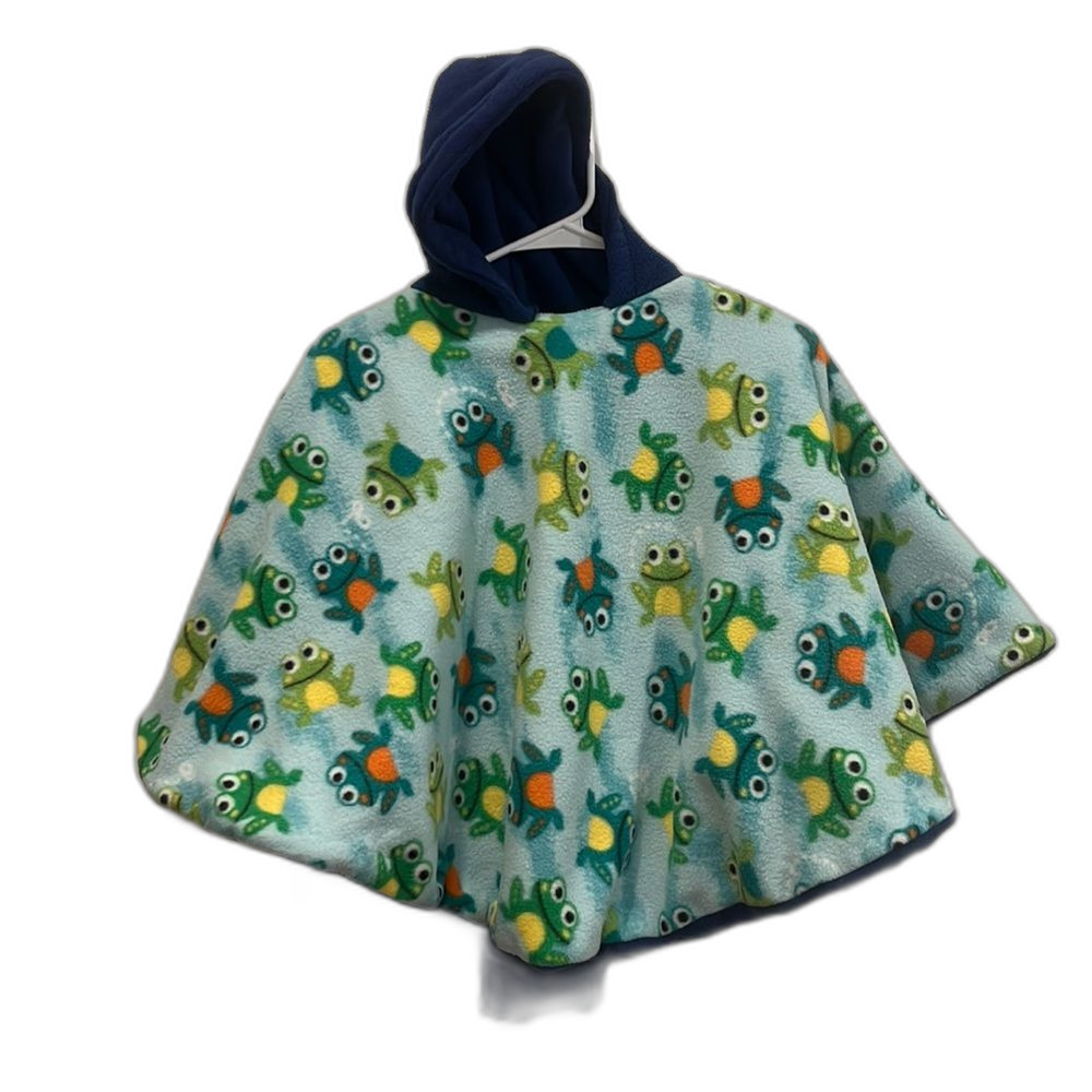 Handmade Boys XS Car Seat Winter Sleeveless Fleece Jacket with Hood